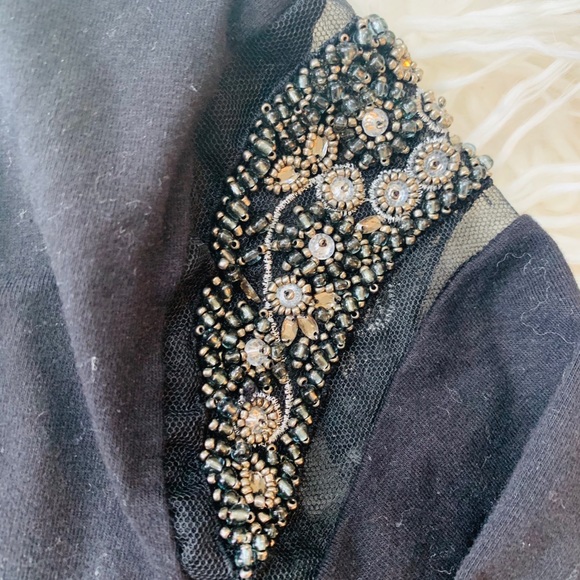 UO SPARKLE + FADE EMBELISHMENT SHOULDER SCOOP BACK - Picture 5 of 6